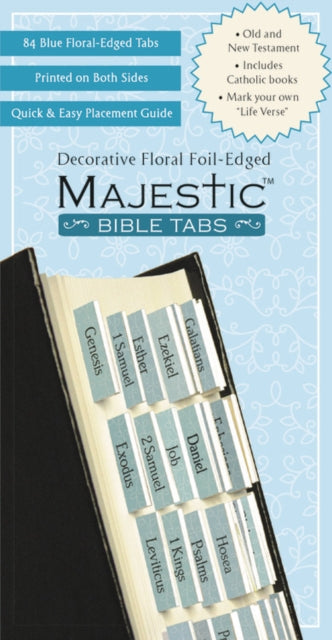 Majestic FloralEdged Bible Tabs