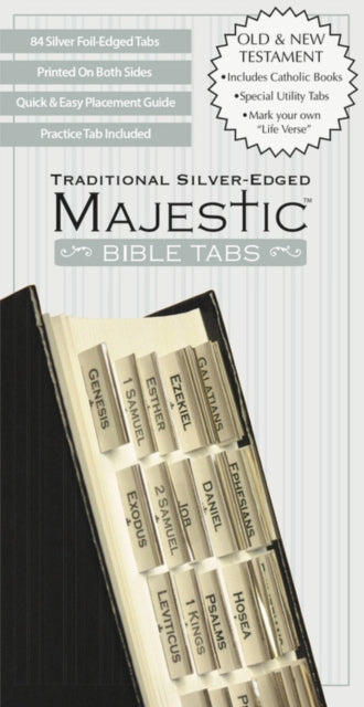 Majestic Traditional SilverEdged Bible Tabs