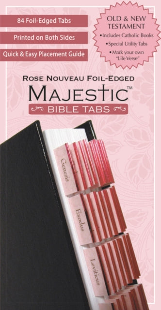 majesticrosenouveaufoiledgedbibletabs