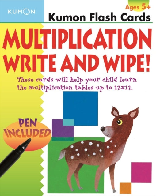 Multiplication Write & Wipe: Kumon Flash Cards