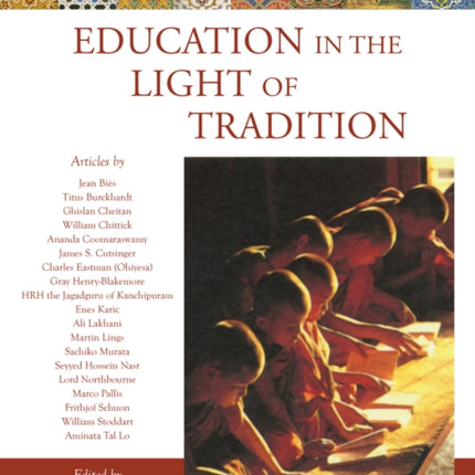 Education In The Light Of Tradition Studies in