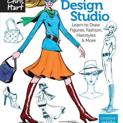 Fashion Design Studio: Learn to Draw Figures, Fashion, Hairstyles & More