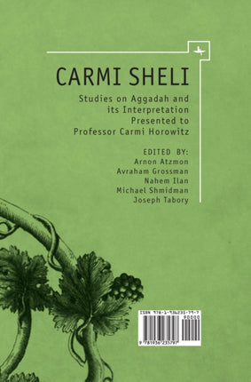 Carmi Sheli: Studies on Aggadah and its