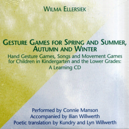 Gesture Games for Spring and Summer, Autumn and Winter: A Learning CD