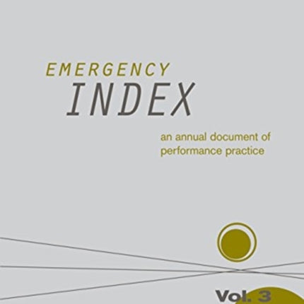 Emergency Index 2013: Volume 3