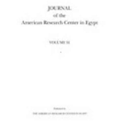 Journal of the American Research Center in Egypt, Volume 53 (2017)