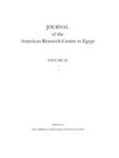 Journal of the American Research Center in Egypt, Volume 53 (2017)