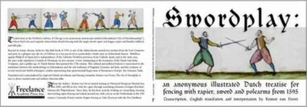 Swordplay: An anonymous illustrated Dutch treatise for fencing with rapier, sword and polearms from 1595