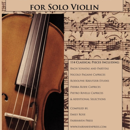 Classical Sheet Music for Solo Violin