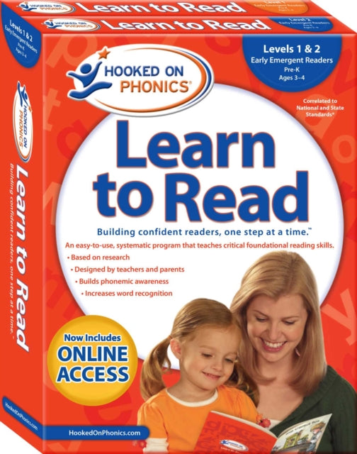 Hooked on Phonics Learn to Read - Levels 1&2