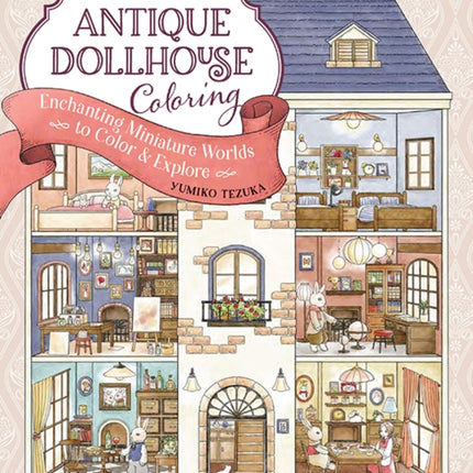 Antique Dollhouse Coloring