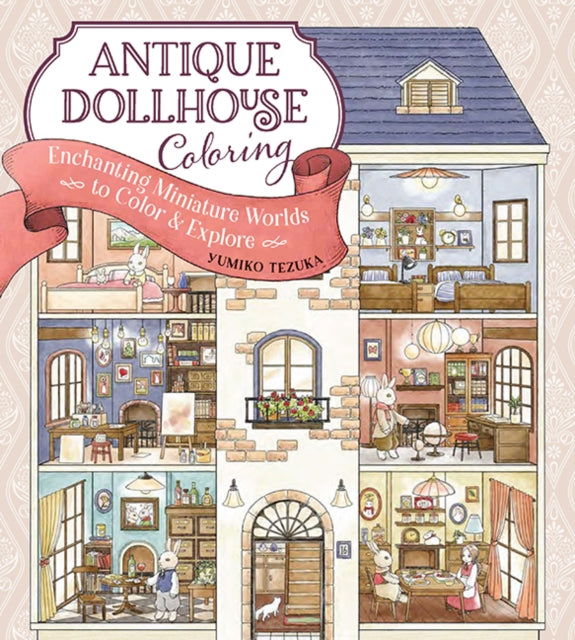 Antique Dollhouse Coloring