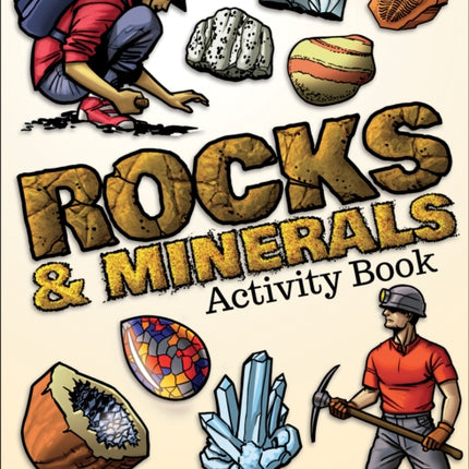 Rocks & Minerals Activity Book: An Introduction to Geology for Kids