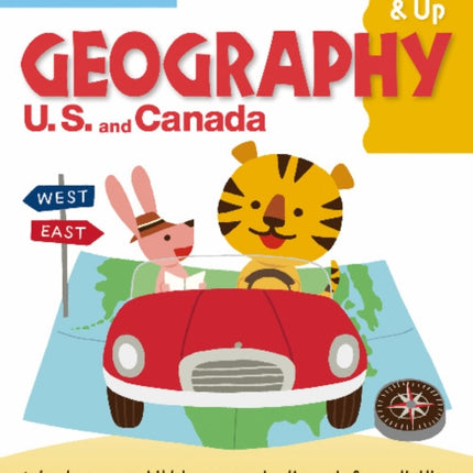 Geography Sticker Activity Book: US and Canada