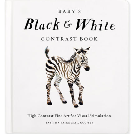 Baby's Black and White Contrast Book: High-Contrast Art for Visual Stimulation at Tummy Time