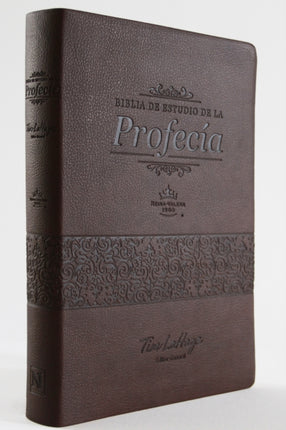 RVR 1960 Biblia de estudio de la profecía color marrón con índice / Prophecy Stu dy Bible Brown Imitation Leather with Index