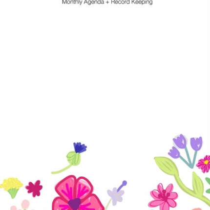Jehovah's Witnesses Ministry Organizer, Month at a Glance Agenda + Records + Notes