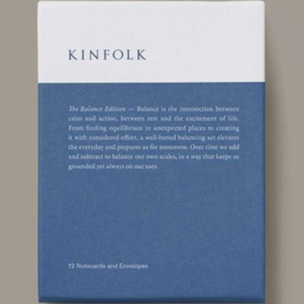 Kinfolk Notecards - the Balance Edition