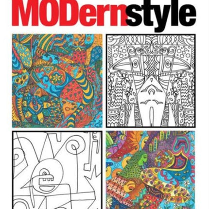 From the Artists Studio Coloring in the Modern Style Colouring Books