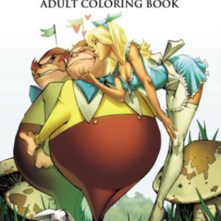 Alice in Wonderland Adult Coloring Book