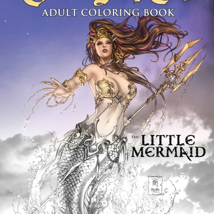 Grimm Fairy Tales Adult Coloring Book: The Little Mermaid