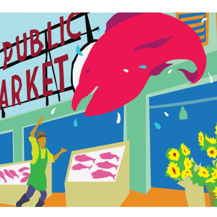 Seattle's Pike Place Market Art Print 11x14