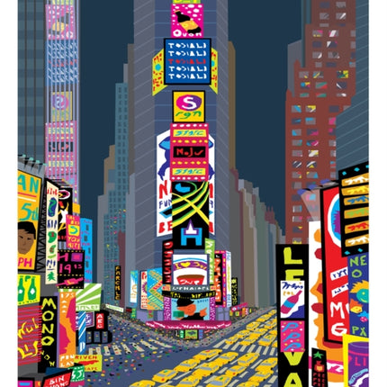 New York City's Times Square Art Print 11 X 14