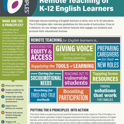 The 6 Principles® Quick Guide: Remote Teaching of