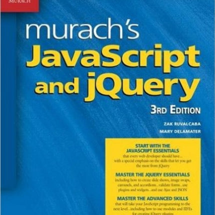 Murachs JavaScript & jQuery