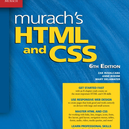 Murachs HTML and CSS 6th Edition