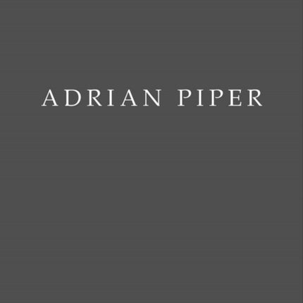 Adrian Piper