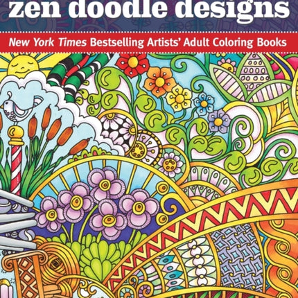 Angela Porter's Zen Doodle Designs: New York Times Bestselling Artists' Adult Coloring Books