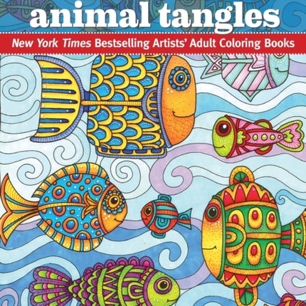 Angela Porter's Zen Doodle Animal Tangles: New York Times Bestselling Artists' Adult Coloring Books