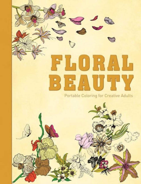 Floral Beauty: Portable Coloring for Creative Adults