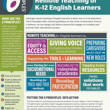 The 6 Principles® Quick Guide: Remote Teaching of
