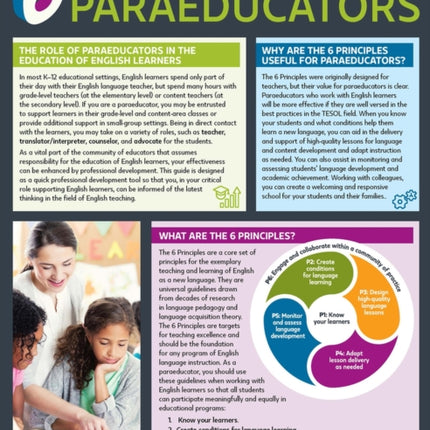 The 6 Principles® Quick Guide for Paraeducators