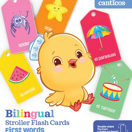 Canticos Bilingual Stroller Flash Cards: First