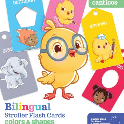 Canticos Bilingual Stroller Flash Cards: Colors & Shapes