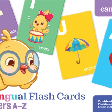 Canticos Bilingual Flash Cards: Letters A-Z