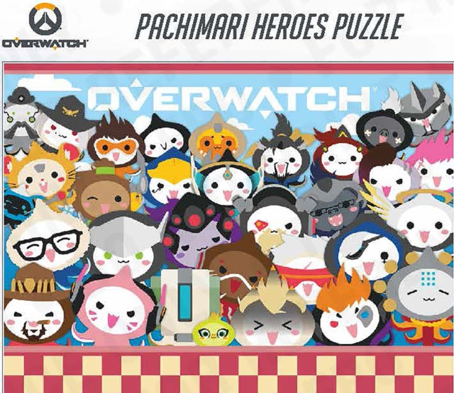 Overwatch Pachimari Heroes Puzzle