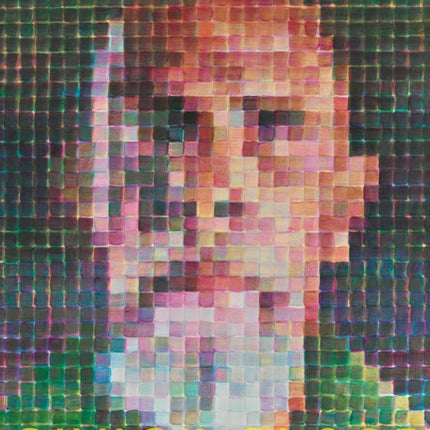 Chuck Close Red Yellow and Blue