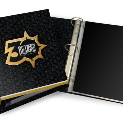 The Blizzard 30th Anniversary Pin Portfolio Binder W/Exclusive Pin