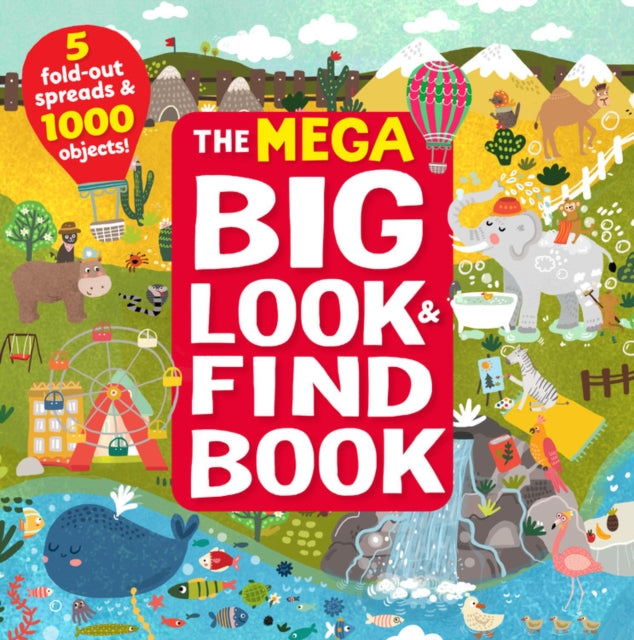 The Mega Big Look & Find Book: 5 Fold-Out Spreads