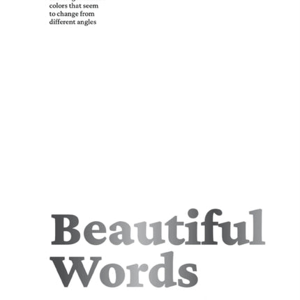 Beautiful Words: A Celebration for Word Lovers