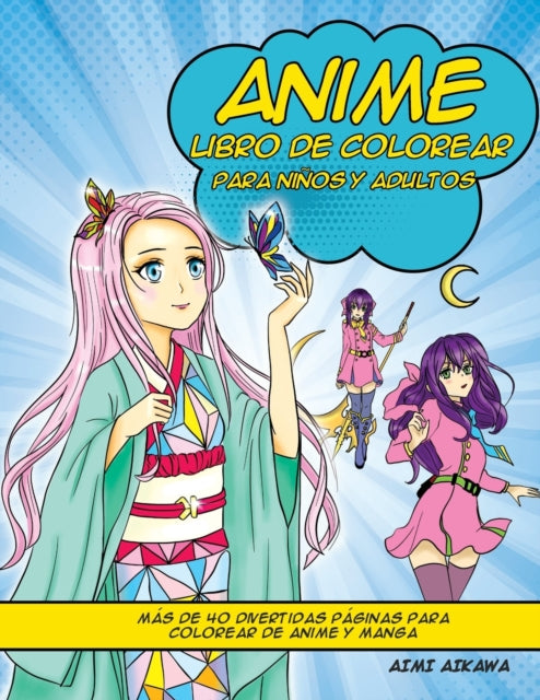 Anime libro de colorear para niños y adultos: Más