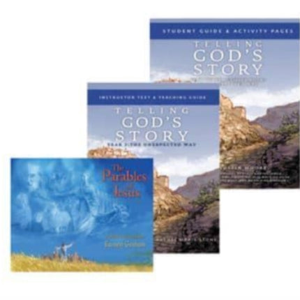 Telling God's Story Year 3 Bundle: Includes Instructor Text, Student Guide, and Parables graphic novel