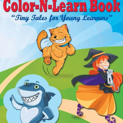 Color-N-Learn Book: Tiny Tales for Young