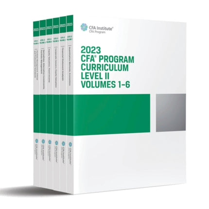 2023 CFA Program Curriculum Level II Box Set