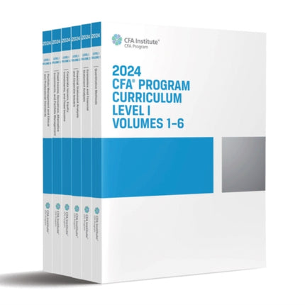 2024 CFA Program Curriculum Level I Box Set