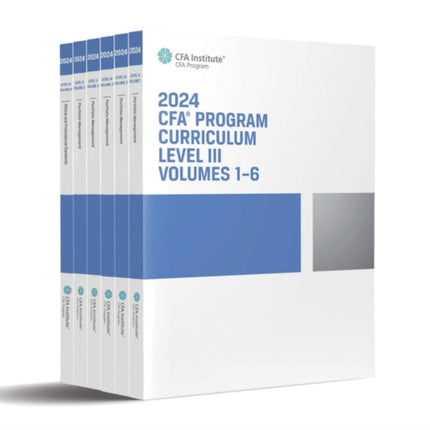 2024 CFA Program Curriculum Level III Box Set
